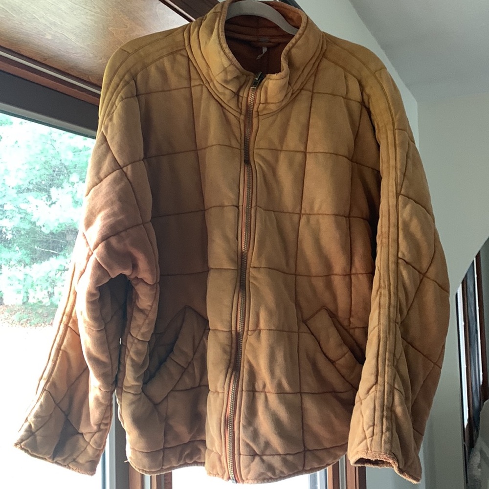 Free People Dolman Quilted Knit Jacket